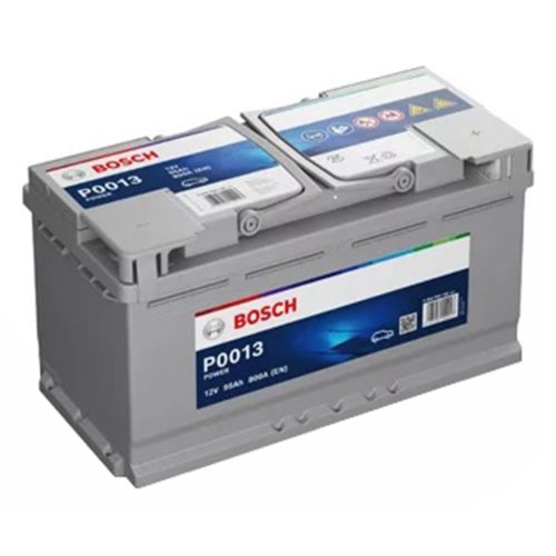 Bosch Power Line P0013 0092P00130 akkumulátor, 12V 95Ah 800A J+ EU, magas