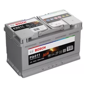   Bosch Power AGM Line PA011 0092PA0110 akkumulátor, 12V 80Ah 800A J+ EU, magas