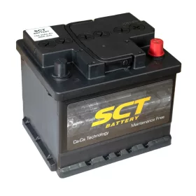SCT 104500 akkumulátor, 12V 45Ah 360A J+ EU, alacsony