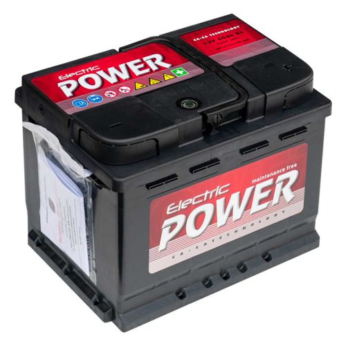 Electric Power 131560775110 akkumulátor, 12V 60Ah 500A J+ EU, alacsony