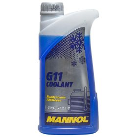   Mannol 4211-1 - G11 Antifreeze fagyálló, készre kevert, kék, 1kg. -30°C