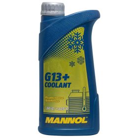   Mannol 4213-1 - G13+  -30° Coolant sárga készre kevert fagyálló, 1 lit.