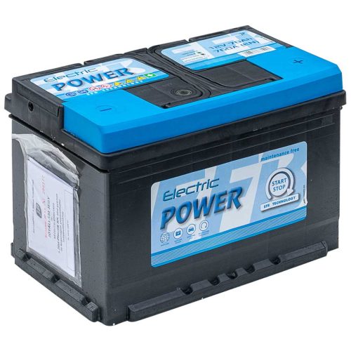 Electric Power SMF EFB Start-Stop akkumulátor, 12V 70Ah 760A J+ EU, magas