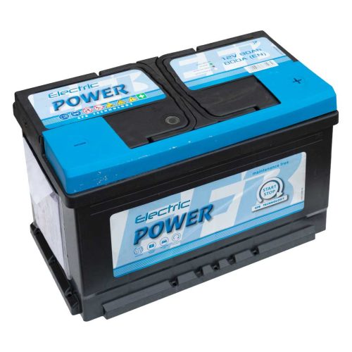 Electric Power SMF EFB Start-Stop akkumulátor, 12V 80Ah 800A J+ EU, magas