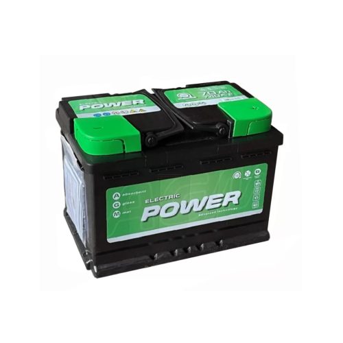 Electric Power 181570715110 AGM akkumulátor, 12V 70Ah 740A J+ EU, magas