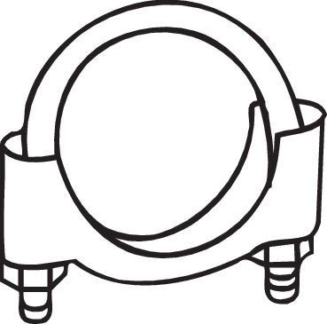 BOSAL 250-252 Bosal M8 clamp bilincs, kipufogó