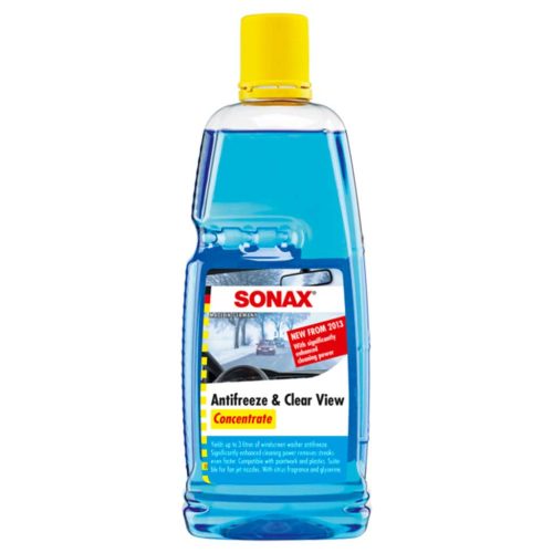SONAX 332300 AntiFrost & KlarSicht Konzentrat, téli szélvédőmosó koncentr., -20°C, 1 lit