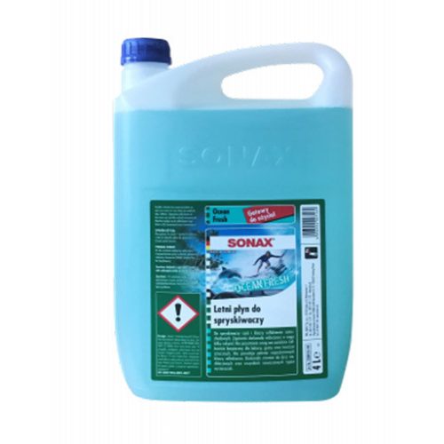 Sonax 388405 Ocean Fresh nyári szélvédőmosó, 4lit