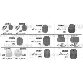   VALEO 509734  O-gyűrű javítókészlet
Kauffer cikkszám: 509734-VAL