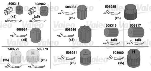 VALEO 509734  O-gyűrű javítókészlet
Kauffer cikkszám: 509734-VAL