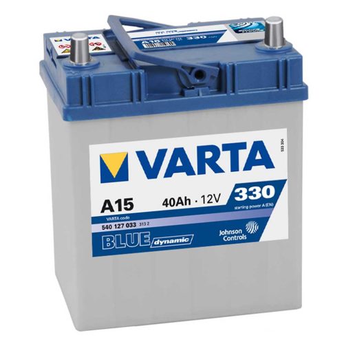 Varta Blue Dynamic A15 akkumulátor, 12V 40Ah 330A B+, Japán