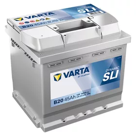   Varta Dynamic SLI B20 akkumulátor, 12V 45Ah 400A B+ EU, magas