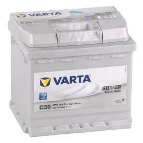   Varta Silver Dynamic C30 akkumulátor, 12V 54Ah 530A J+ EU, magas