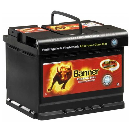 Banner Running Bull AGM 56001 akkumulátor, 12V 60Ah 640A J+ EU, magas