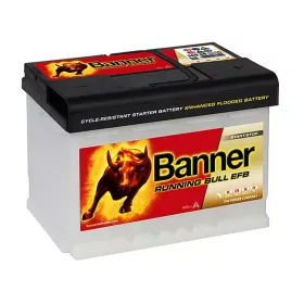   Banner Running Bull EFB 56011 012560110101 akkumulátor, 12V 60Ah 560A J+ EU, magas