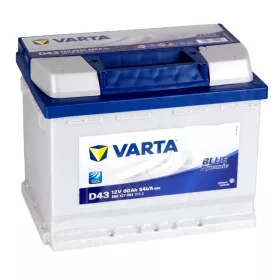   Varta Blue Dynamic D43 akkumulátor, 12V 60Ah 540A B+ EU, magas