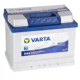   Varta Blue Dynamic D24 akkumulátor, 12V 60Ah 540A J+ EU, magas