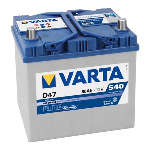 Varta Blue Dynamic D47 akkumulátor, 12V 60Ah 540A J+, japán