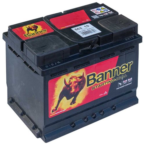 Banner Starting Bull 56219 010562190101 akkumulátor, 12V 62Ah 510A J+ EU, magas