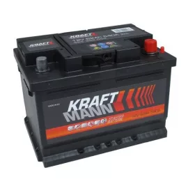   Kraftmann 562350054 akkumulátor, 12V 62Ah 540A J+ EU, alacsony