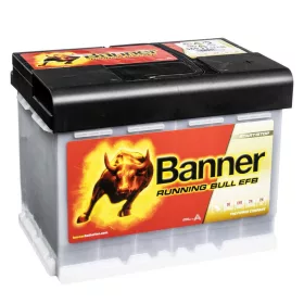   Banner Running Bull EFB Professional 56511 012565110101 akkumulátor, 12V 65Ah 640A J+ EU, magas