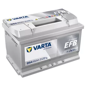   Varta Dynamic EFB D54 akkumulátor, 12V 65Ah 650A J+EU, alacsony