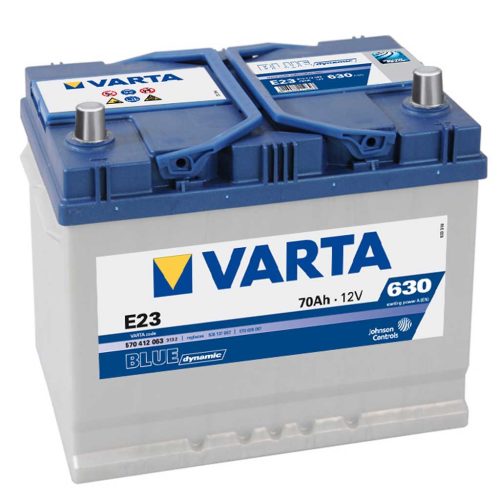 Varta Blue Dynamic E23 akkumulátor, 12V 70Ah 630A J+, japán