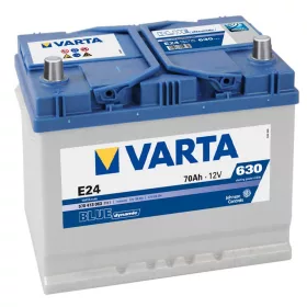   Varta Blue Dynamic E24 akkumulátor, 12V 70Ah 630A B+, japán