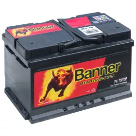   Banner Starting Bull 57044 010570440101 akkumulátor, 12V 70Ah 640A J+ EU, alacsony