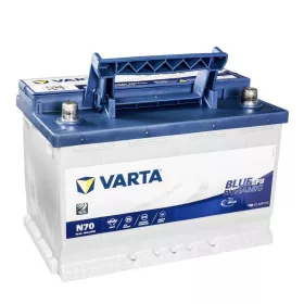   Varta Blue Dynamic EFB N70 akkumulátor, 12V 70Ah 760A J+ EU, magas