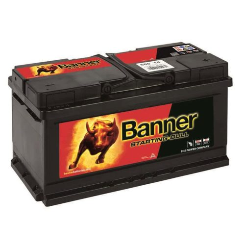 Banner Starting Bull 58014 010580140101 akkumulátor, 12V 80Ah 660A J+ EU, alacsony