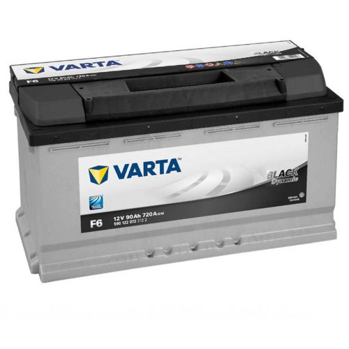 Varta Black Dynamic F6 akkumulátor, 12V 90Ah 720A J+ EU, magas