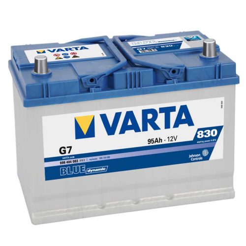 Varta Blue Dynamic G7 akkumulátor, 12V 95Ah 830A J+, japán