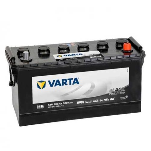 Varta Black Promotive HD H5 teherautó-akkumulátor, 12V 100Ah 600A J+ EU
