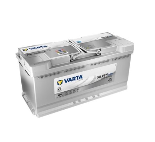 Varta Silver Dynamic AGM A4 akkumulátor, 105Ah 950A J+ EU, magas