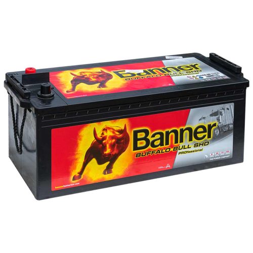 Banner Buffalo Bull SHD Professional 68008 018680080101 teherautó-akkumulátor, 12V 180AH 1000A