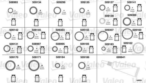 VALEO 698929  O-gyűrű javítókészlet
Kauffer cikkszám: 698929-VAL