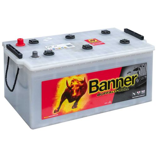 Banner Buffalo Bull 72511 010725110101 teherautó-akkumulátor, 12V 225AH 1050A