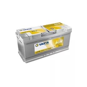   Varta Professional Dual Purpose AGM LA105 meghajtó akkumulátor, 12V 105Ah 950A J+ EU, magas