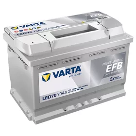   Varta Professional Dual Purpose EFB LED70 meghajtó akkumulátor, 12V 70Ah, J+
