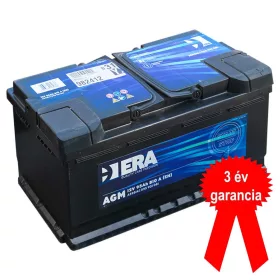   Era AGM A59514 akkumulátor, 12V 95Ah 850A J+ EU, magas, 3 év garancia!