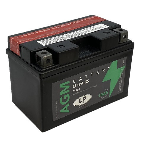 Landport AGM 10Ah 175A Bal+ Motorakkumulátor (AGM-LT12A-BS)