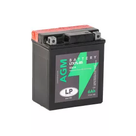 Landport AGM 6Ah 100A Jobb+ Motorakkumulátor (AGM-LTX7L-BS)