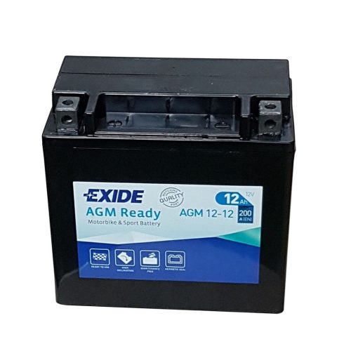 Exide AGM12-12 motorakkumulátor, 12V 12Ah 200A