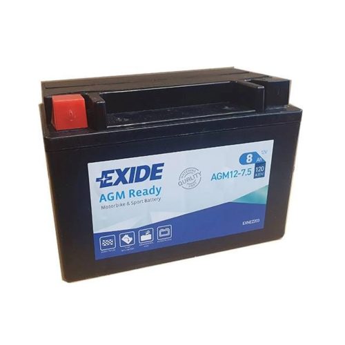 Exide AGM12-7.5 motorakkumulátor, 12V 8Ah 120A