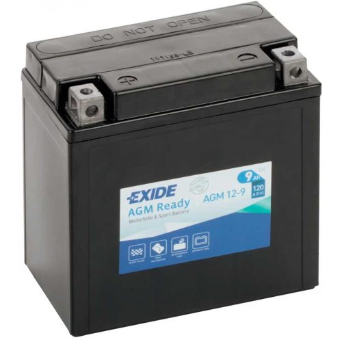 Exide AGM12-9 motorakkumulátor, 12V 9Ah 120A