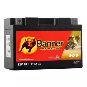   Banner Bike Bull GEL 12 V 8 Ah Motorkerékpár akkumulátor ( 508 01 / YT9B-4 )
