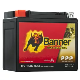   Banner Bike Bull GEL 12 V 10 Ah Motorkerékpár akkumulátor ( 510 12 )