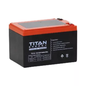   TitanEnergy Cyclic AKKUMULÁTOR 12V 14Ah 6-DZM-14 (csúszósarus)