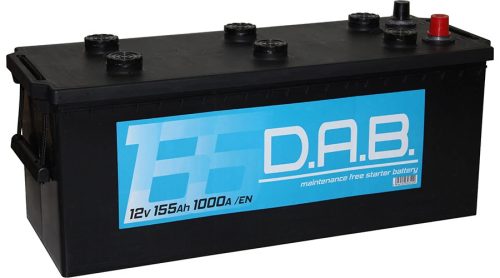 Teherautó Akkumulátor DAB 12V 155 Ah 1000A bal+